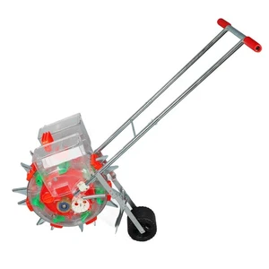 Manual Seeder Hand Push Garden Seeder Roller Fertilizer Applicator Row Planter - Picture 1 of 24