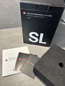 Leica Super-Apo-Summicron-SL 1:2/21 ASPH. 11181 schwarz eloxiert - Box Karton - Picture 1 of 2