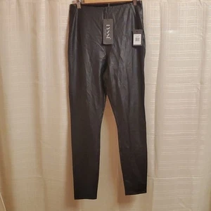 Lysse schwarze Leggings Kunstlederoptik Damen Größe Large L - Bild 1 von 14