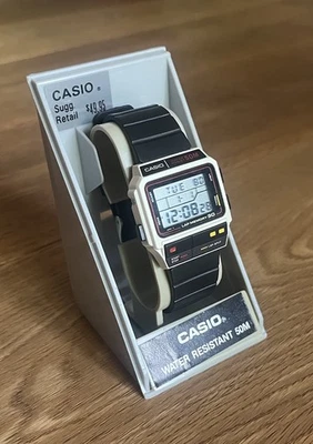 RARO orologio NOS bianco Casio SDB-300W 1986 vintage retrò digitale - Immagine 1 di 3