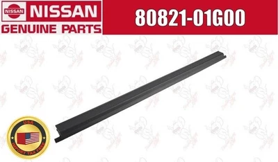 NISSAN OEM MOLDING ASSEMBLY FRONT DOOR OUTSIDE LH 80821-01G00 - Image 1 of 4