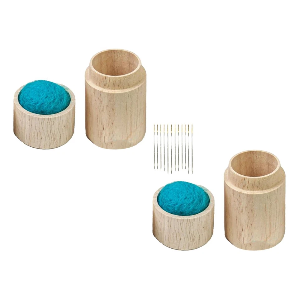 Pin Cushion Pin Case Pin Pad Round Portable Decoration DIY Handcraft Tool Needle - Image 1 of 1