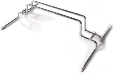 Acogedor Soporte Calefactor Panel Plano Patas, Soporte Metal Escritorio con Goma Plateada  Foto 1 de 2