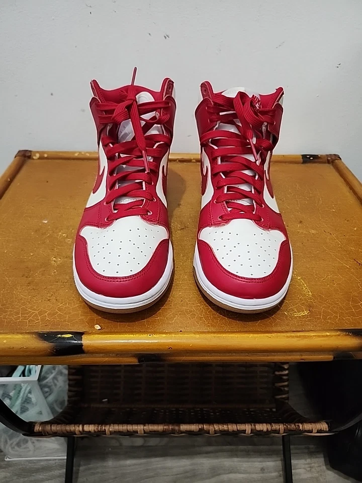 Size 8 - Nike Dunk High Gym Red Sail Gum W - Image 1 of 4