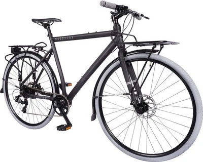 Muddy Fox Gridlock Equipped Urban Bike, 700c, Black, Medium-Large - Image 1 of 4