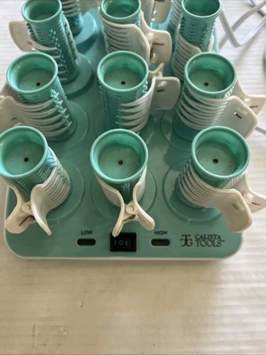 Juego de 12 rodillos térmicos Calista Tools Hot Wavers, rodillos calientes de iones de 2” funciona Foto 1 de 3