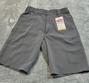 Pantalones Cortos Wrangler Performance Series Para Hombre 30 Gris 4 Vías Flex Confort Cintura - Imagen 1 de 9