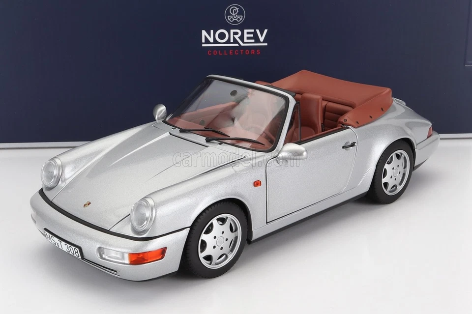 1/18 NOREV - PORSCHE - 911 964 CARRERA 2 CABRIOLET 1990 187330 - Immagine 1 di 1