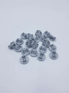 LEGO LOT 20 X WHEEL FORK 2X2 ROUND LIGHT BLUISH GRAY REF 2655 / 4211373 *NEUF* - Photo 1/1