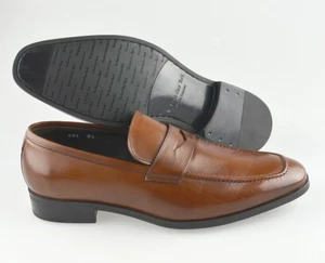 Mocassini da uomo TO BOOT NEW YORK 'Deane' in pelle marrone Penny US 8,5 - D - Foto 1 di 6