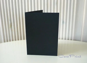 Doppelkarten Faltkarten A6 schwarz 210 g/m² Mengenwahl - Bild 1 von 1