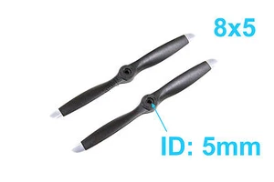 2 Stück 8 x 5 Zoll 203 x 127 mm Glühen/Nitro/Gas Motor RC Flugzeug Propeller (US-VERKÄUFER/VERSAND) - Bild 1 von 3