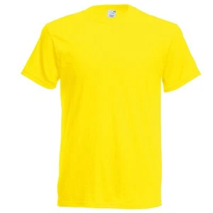 Fruit of the Loom tee original - camiseta de algodón de trabajo liso masculino - Imagen 1 de 27