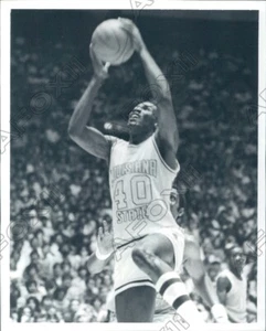 1981 LSU Tigers Basketball Forward Durand Macklin Press Photo - Picture 1 of 2