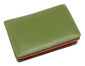 StarHide Ladies RFID Safe Colorful Leather Wallet With Side Zip Coin Pocket 5540 - Picture 1 of 10