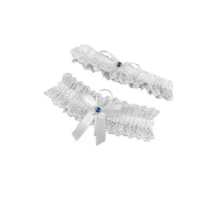 Bridal Wedding Garter Gift for Bride Lace Garter Belt Set Lace Leg Garter Bel... - Picture 1 of 4