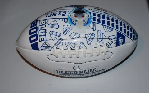 Mascot Blue NFL Football Indianapolis Colts Blood Drive 2022 Cover