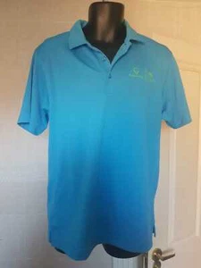 Cutter & Buck dry tech, blue men's golf shirt, Barbados Golf Association, size M - Picture 1 of 3