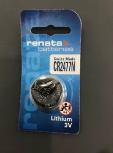 TEN 10 pcs NEW PACKING CR 2477 CR2477N Renata Lithium Watch Batteries - Picture 1 of 2