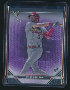 2021 TRIPLE THREADS AMETHYST /299 ROOKIE #19 DYLAN CARLSON CARDINALS - Picture 1 of 1