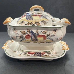 Arnart Italia Terrine mit Unterteller Sauciere Vintage - Bild 1 von 19