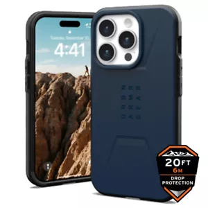 Custodia resistente Urban Armor Gear (UAG) Civilian MagSafe per iPhone 15 Pro - Mallard - Foto 1 di 7