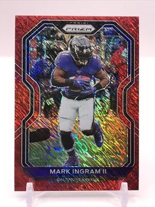 2020 Panini Prizm Football Mark Ingram ll Red Shimmer Holo /35 
