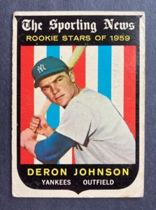 1959 Topps #131 Deron Johnson RC (New York Yankees) ROOKIE! - Picture 1 of 2