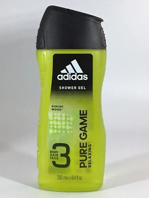 ADIDAS Pure Game Relaxing 3 in 1 Body Hair Face Shower Gel 8.4fl.oz. - Image 1 of 2