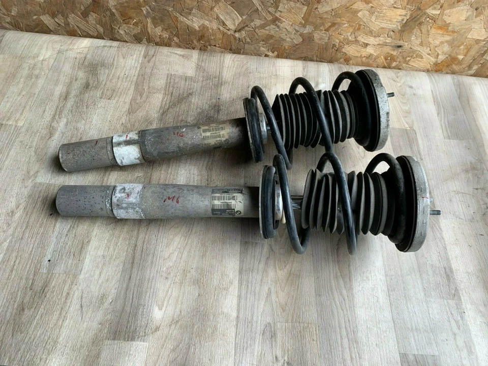 BMW M6 E64 E63 OEM 06-10 PAR AMORTIGUADORES MUELLES PUNTAL DELANTERO IZQUIERDO Y DERECHO Foto 1 de 4