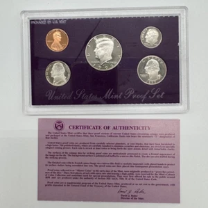 1993 US MINT SILBER PROOF SET MIT ORIGINAL REGIERUNGSVERPACKUNG & COA - Bild 1 von 6