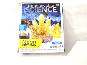 Unglaubliche Wissenschaft Neon Kristalle Experimentierset unbenutzt - Bild 1 von 5