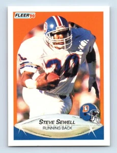 1990 Fleer Steve Sewell Denver Broncos #30 - Picture 1 of 2