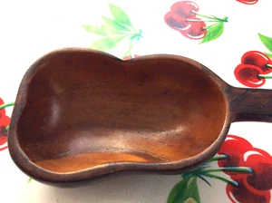 Haitianische Mahagoni Holz Birnenform Schüssel Schmuck Schale handgefertigt einteilig 7" - Bild 1 von 6