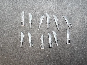 Warhammer 40k Miniatures Space Orks Stabbas x12 Bits Lot, N115 - Picture 1 of 2