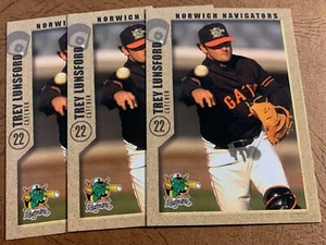 TREY LUNSFORD 2005 Grandstand Norwich Navigators 3 card lot - Picture 1 of 1
