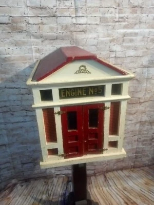 Antique Bing Wood Firehouse - Image 1 of 4