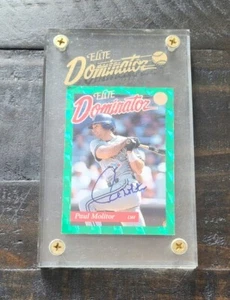 1993 Donruss Elite Dominators Auto #18 (/5000) Paul Molitor Toronto Blue... - Picture 1 of 3