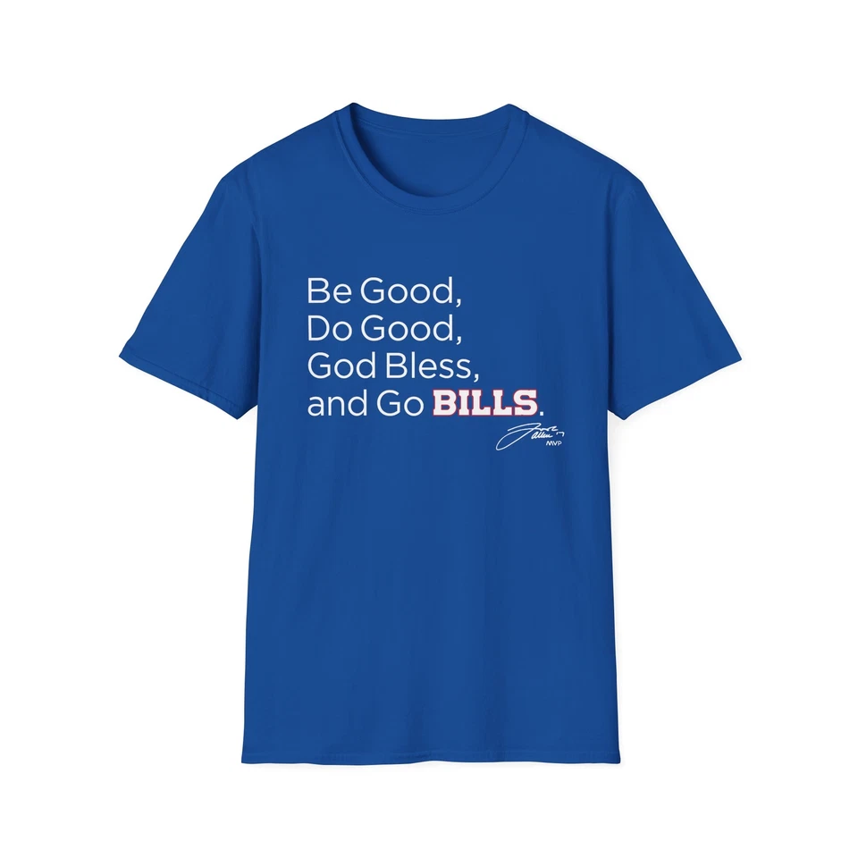Josh Allen MVP "Be Good Do Good Design" Buffalo Bills - Image 1 of 1