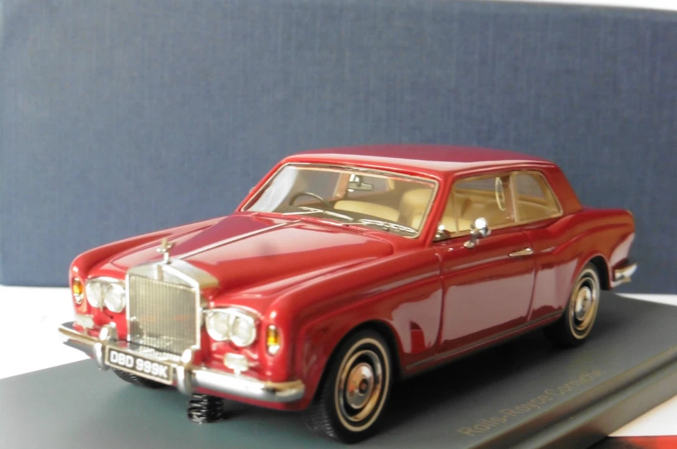 Rolls Royce Corniche Dark Red 1971 Neo 44185 1/43 Red Dark Fhc LHD Left Hand - Image 1 of 1