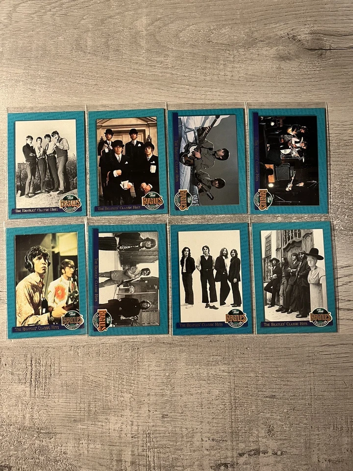 The Beatles Classic Hits - Complete 8 Card Insert Set 1993 The River Group - Image 1 of 2