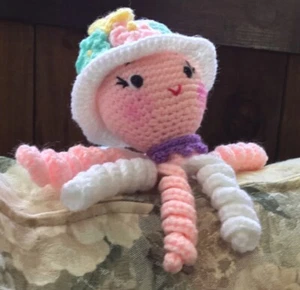 Süßigkeiten - ein süßer Oktopus - Handarbeit - gehäkelt Amigurumi - Bild 1 von 12