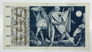Switzerland Banknote 100 Franc 1967 P#49 – Prefix 57J – Vintage Collectible Note - Picture 1 of 2