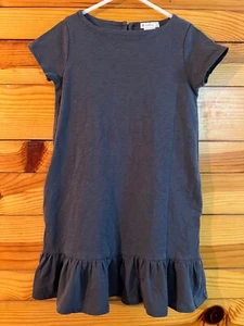 Crewcuts Gray Dress with Pockets & Ruffled Hem Girls Size 6 - Picture 1 of 2