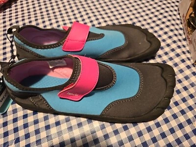 Zapatos de agua Newtz para mujer talla 11-12 - negro rosa y azul - nuevos Foto 1 de 4