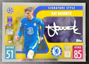 Kai Havertz Signature Style 2021-22 Topps Match Attax  #439 - Chelsea FC - Bild 1 von 2