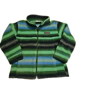 Columbia Fleece Zip Up Jacket 2T Green  Foto 1 de 3