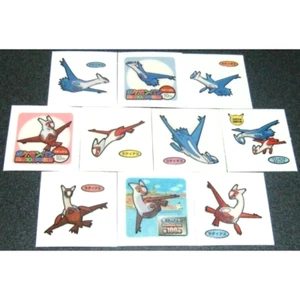 Pokemon Card Bread Deco Chara Seal Sticker Latias Latios 10 set Japanese k479 - Picture 1 of 2