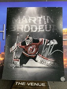 Martin Brodeur (New Jersey Devils) Signed Autographed 8x10 photo - AUTO w/COA - Picture 1 of 2