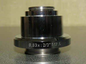 LEICA 541537 HC DM DMR MICROSCOPIO ADATTATORE porta foto 0,67 x 34, mm CODA DI RONDINE A C M - Foto 1 di 5